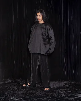 Kurta Lipat Mati (Black)