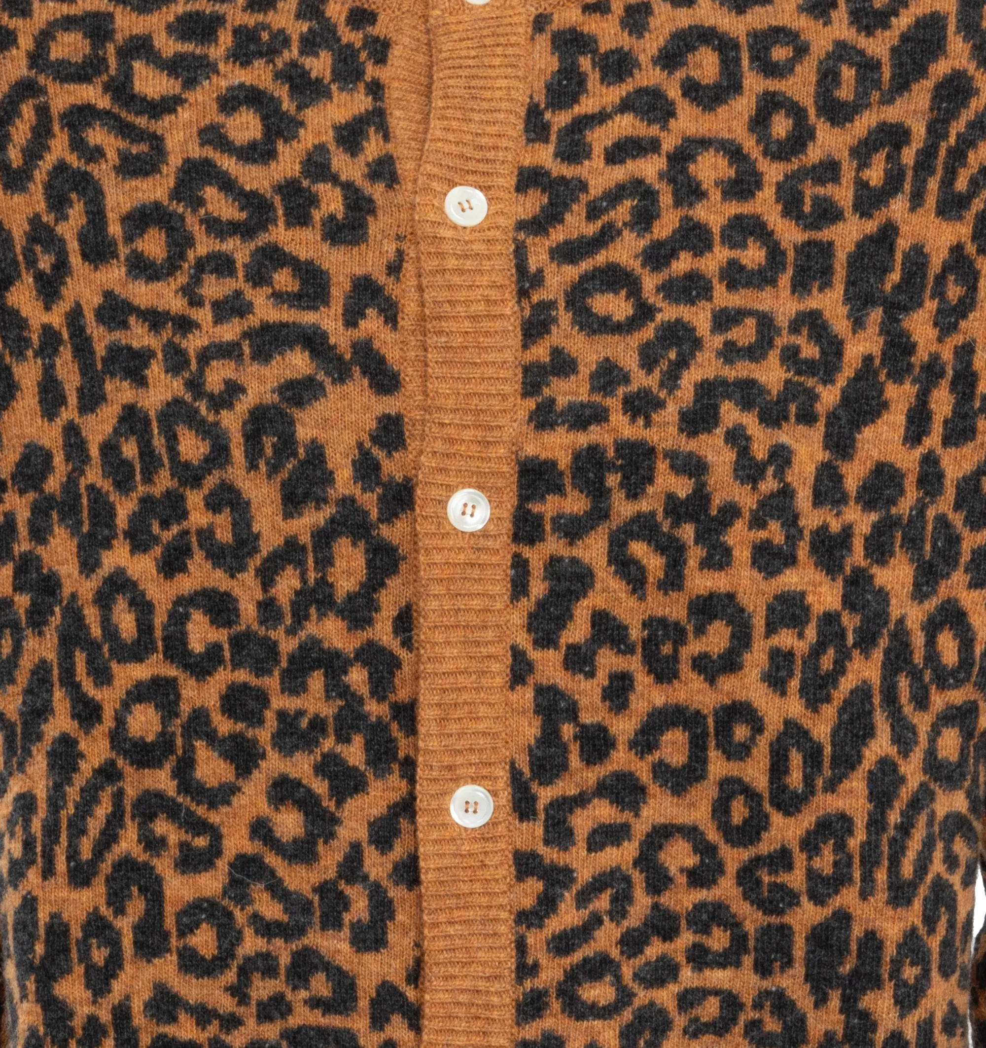 LEOPARD CARDIGAN SWEATER (MENS)