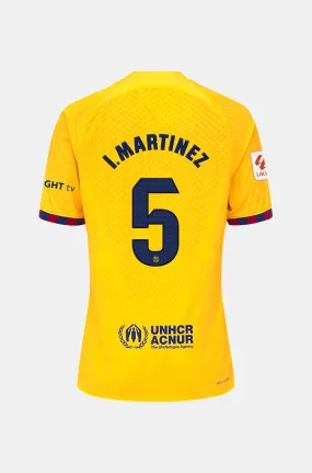 LFP FC Barcelona fourth shirt 23/24 Player’s Edition  - I. MARTNEZ