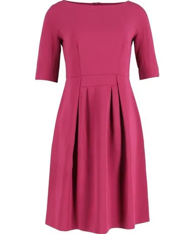 Max Mara Pleated Dress in Pink Triacetate