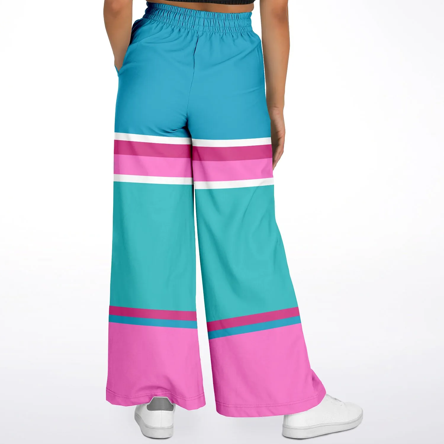 Maxwell Pink LTD SW Eco-Poly Stretchy Phat Bellbottoms