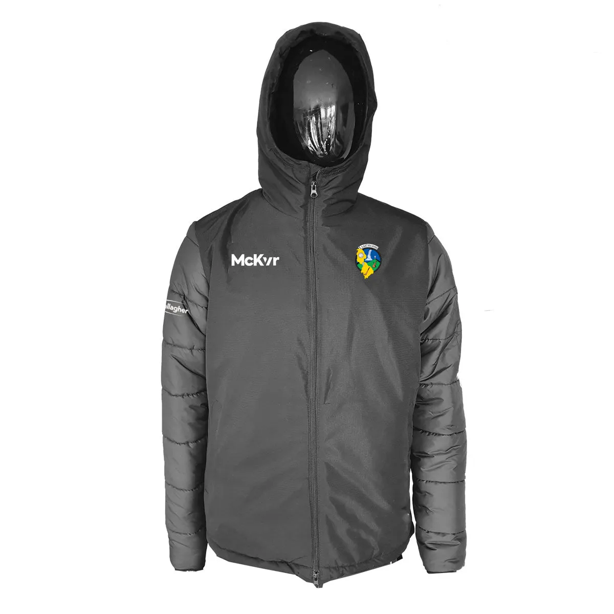 Mc Keever Leitrim GAA Core 22 Stadium Jacket - Adult - Black