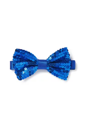 Men's Sequin Bow Tie - Royal Blue