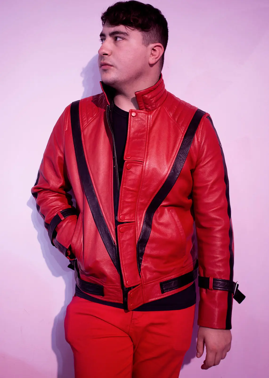 Michael Jackson Thriller Jacket | MJ Red Leather Outfit