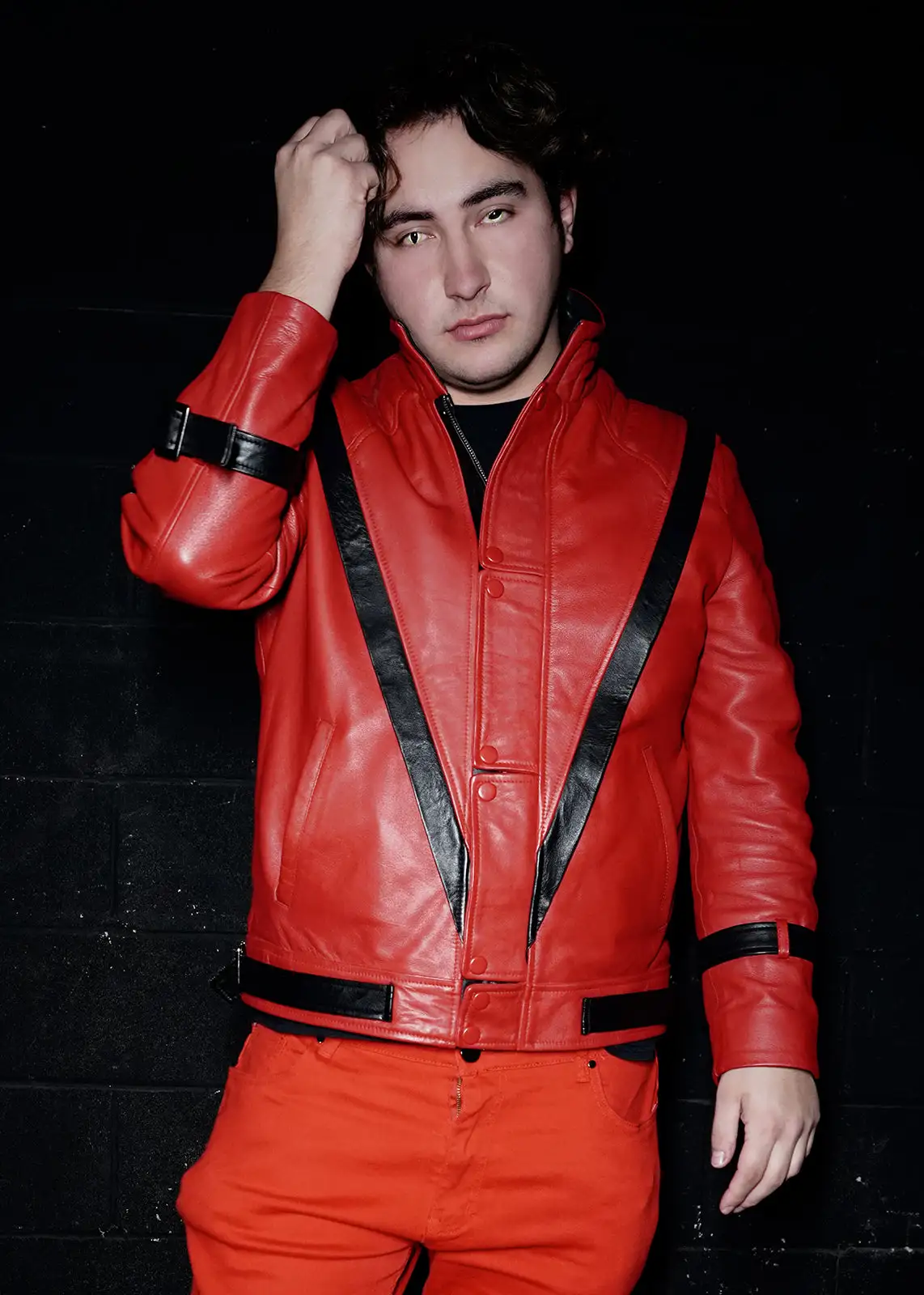 Michael Jackson Thriller Jacket | MJ Red Leather Outfit