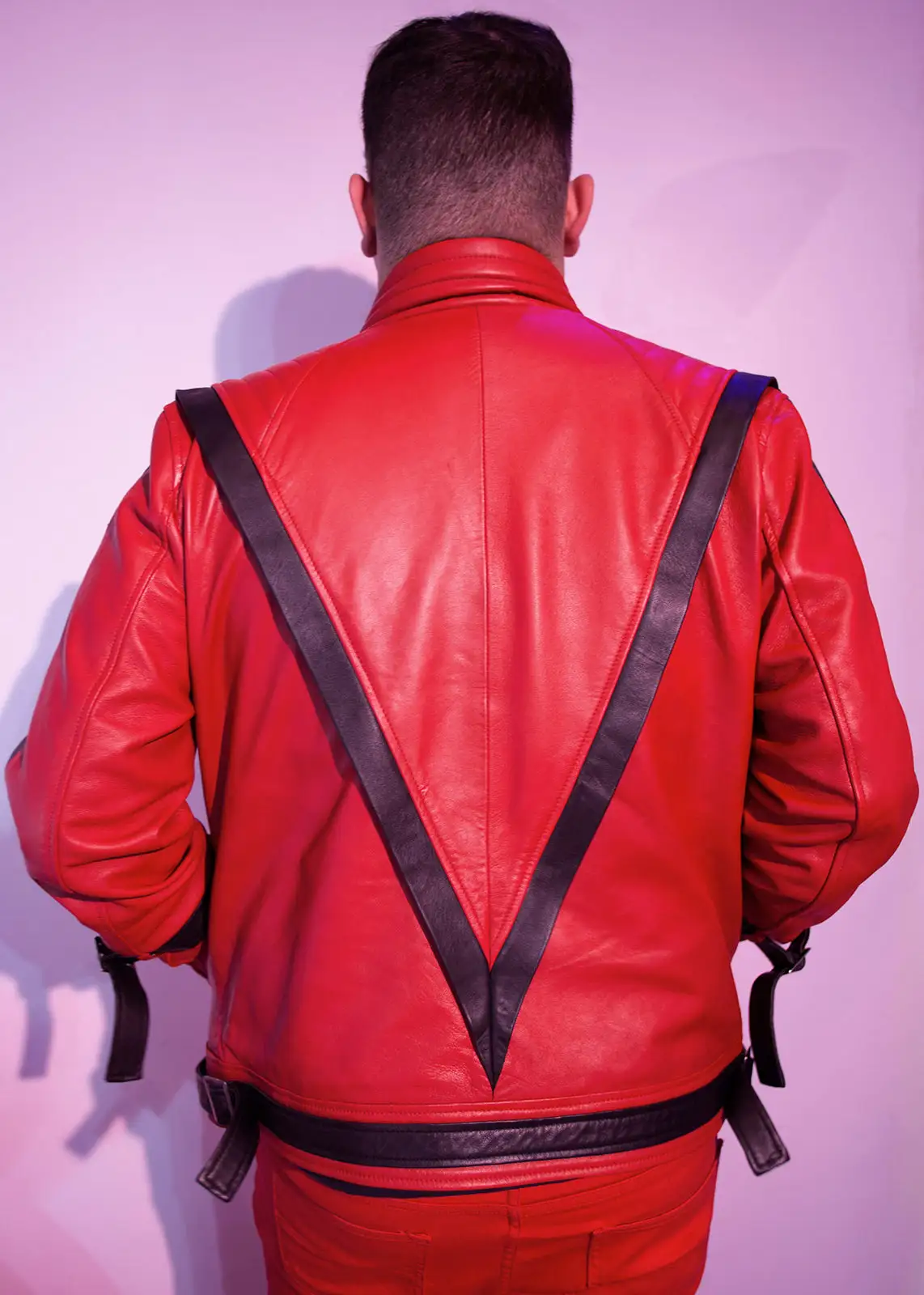 Michael Jackson Thriller Jacket | MJ Red Leather Outfit