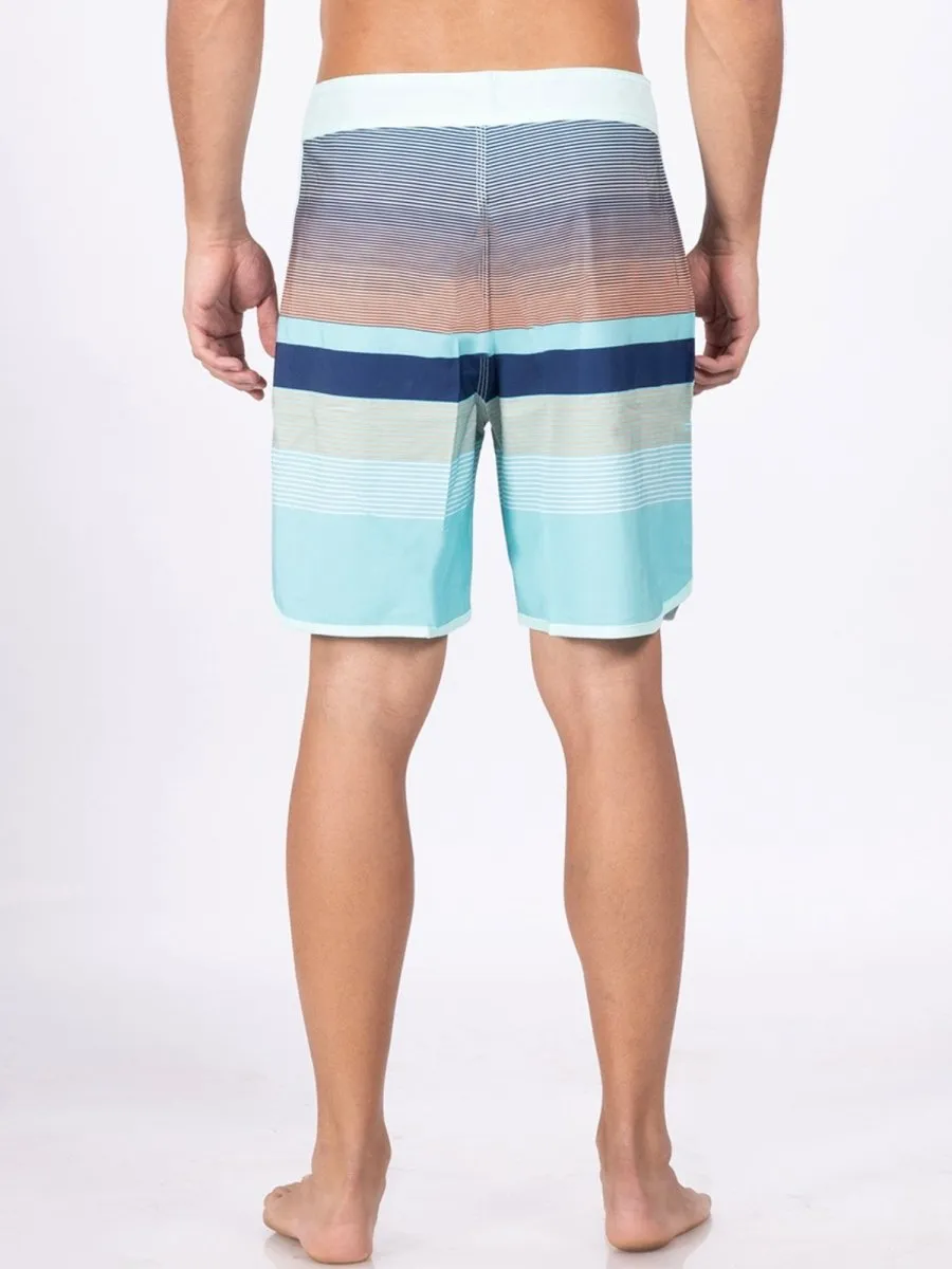 Mid-Rise Mint Quick Dry Swim Shorts Men