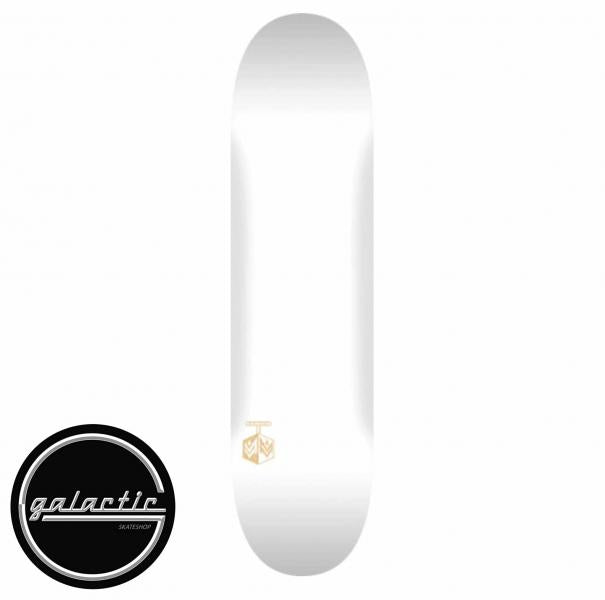 Mini Logo Chevron Detonator Solid White Deck 8.0