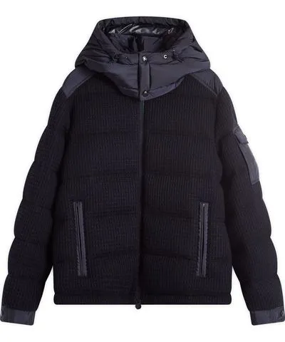 Moncler Men's Lagdei BondedWaffle Knit Jacket