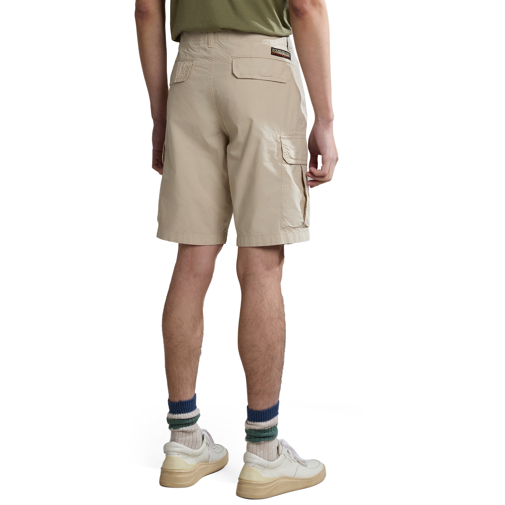 Napapijri Noto 5 Cargo Shorts - Beige Silver