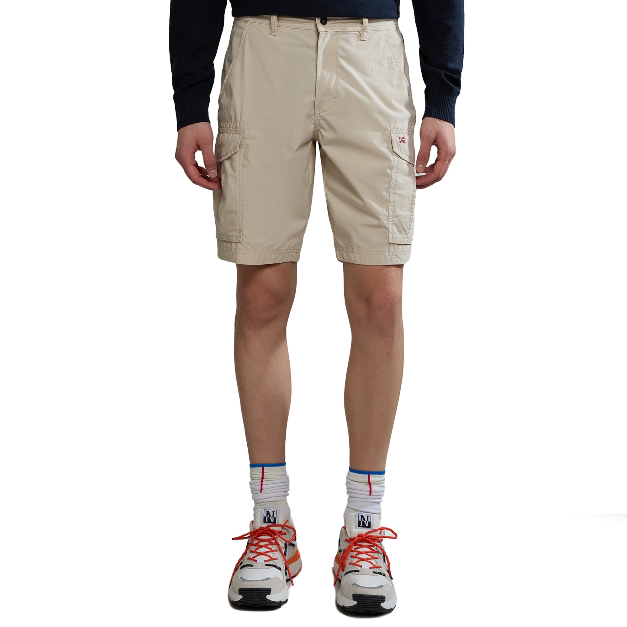 Napapijri Noto Cargo Shorts 2.0 - Beige Silver