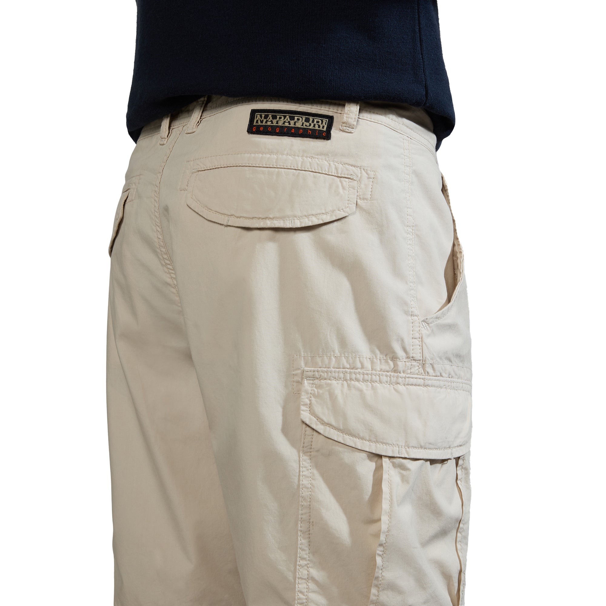 Napapijri Noto Cargo Shorts 2.0 - Beige Silver