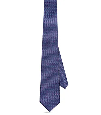 Navy / Pink Numbers Tie