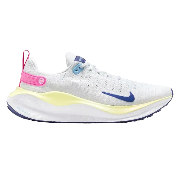 Nike Women's InfinityRN 4 Shoes - Photon Dust / White / Saturn Gold / Deep Royal Blue