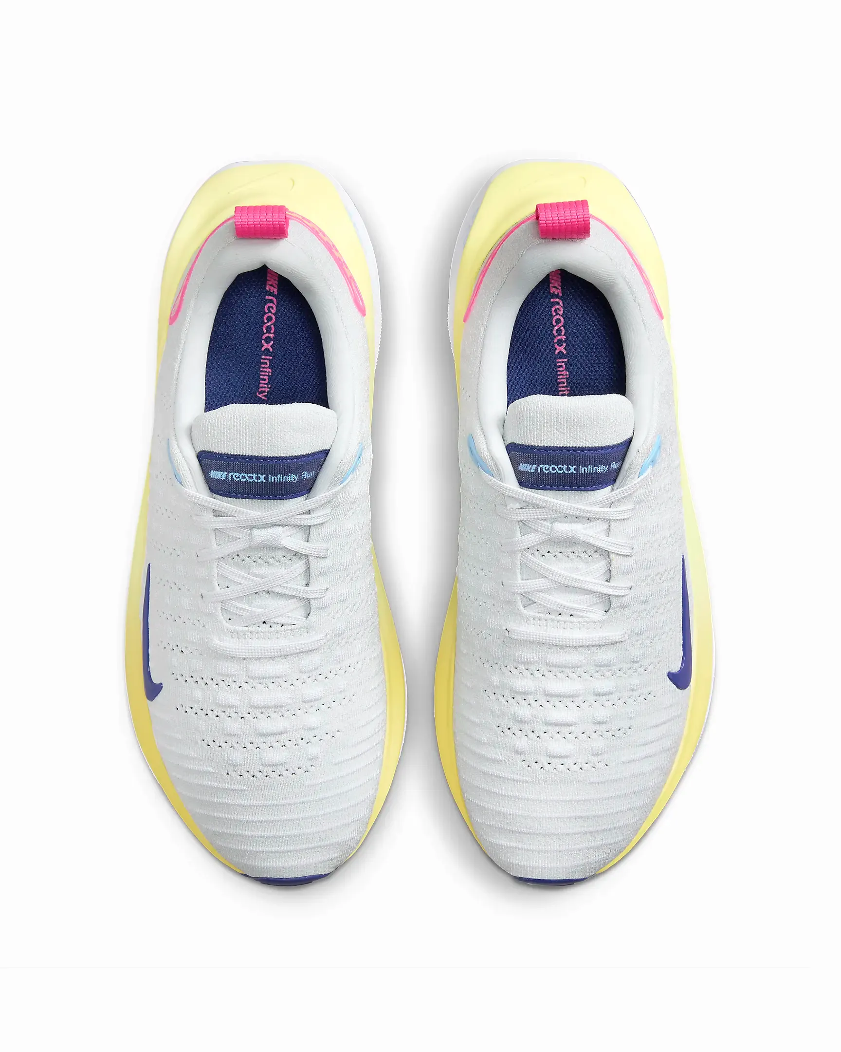 Nike Women's InfinityRN 4 Shoes - Photon Dust / White / Saturn Gold / Deep Royal Blue