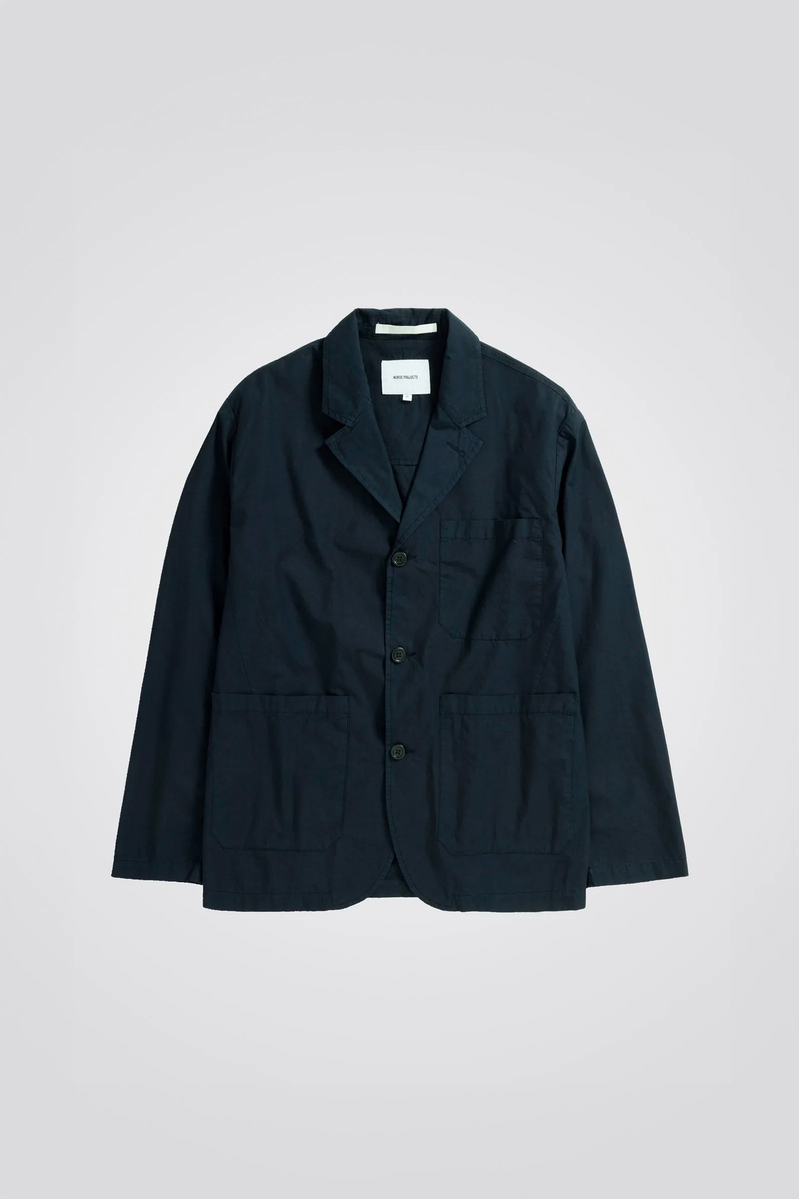 Norse Projects Nilas Typewriter Work Jacket Dark Navy