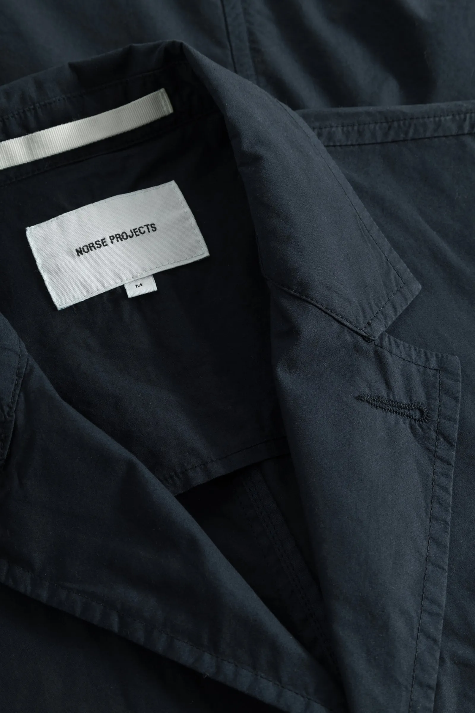 Norse Projects Nilas Typewriter Work Jacket Dark Navy