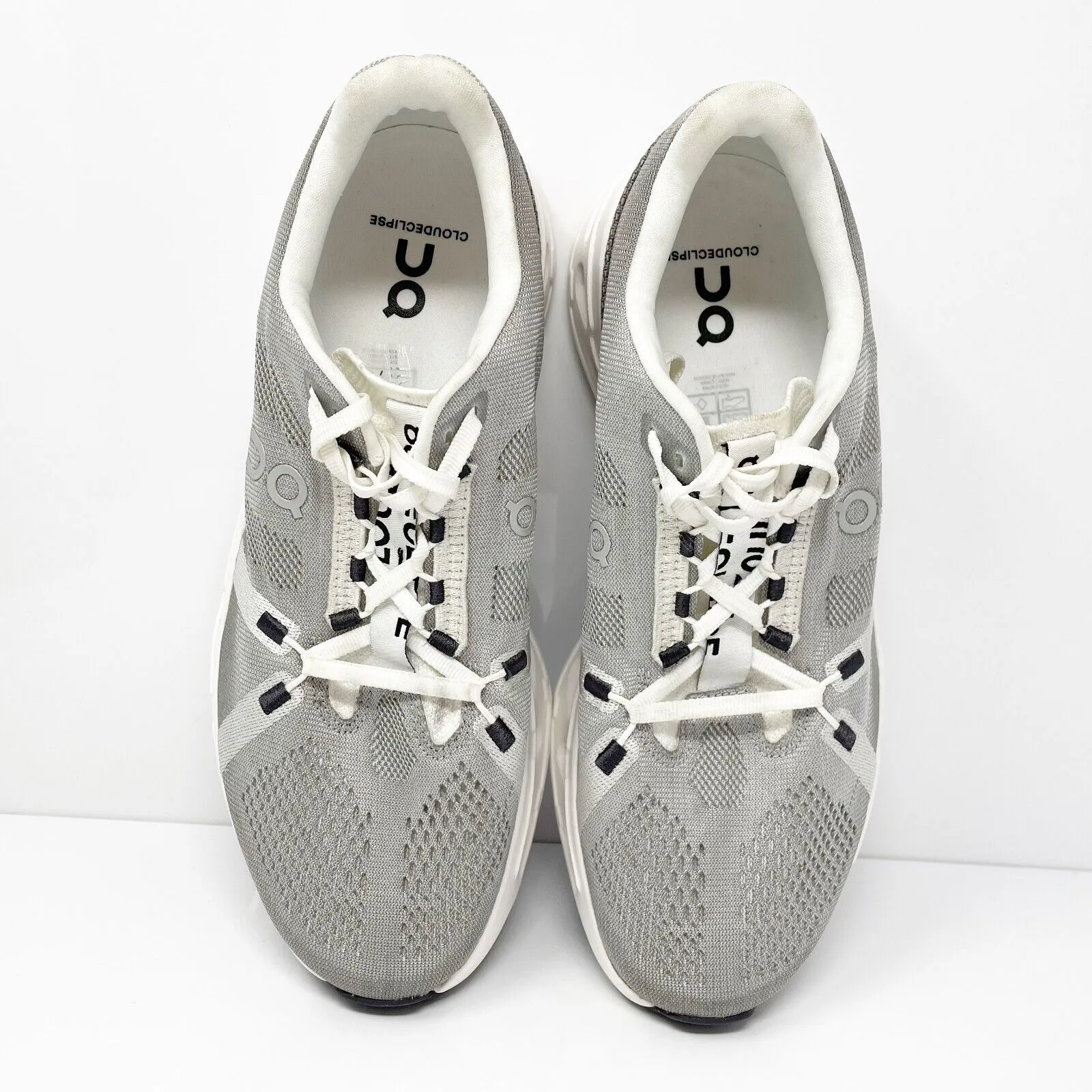 On Womens Cloudeclipse Gray Running Shoes Sneakers Size 10