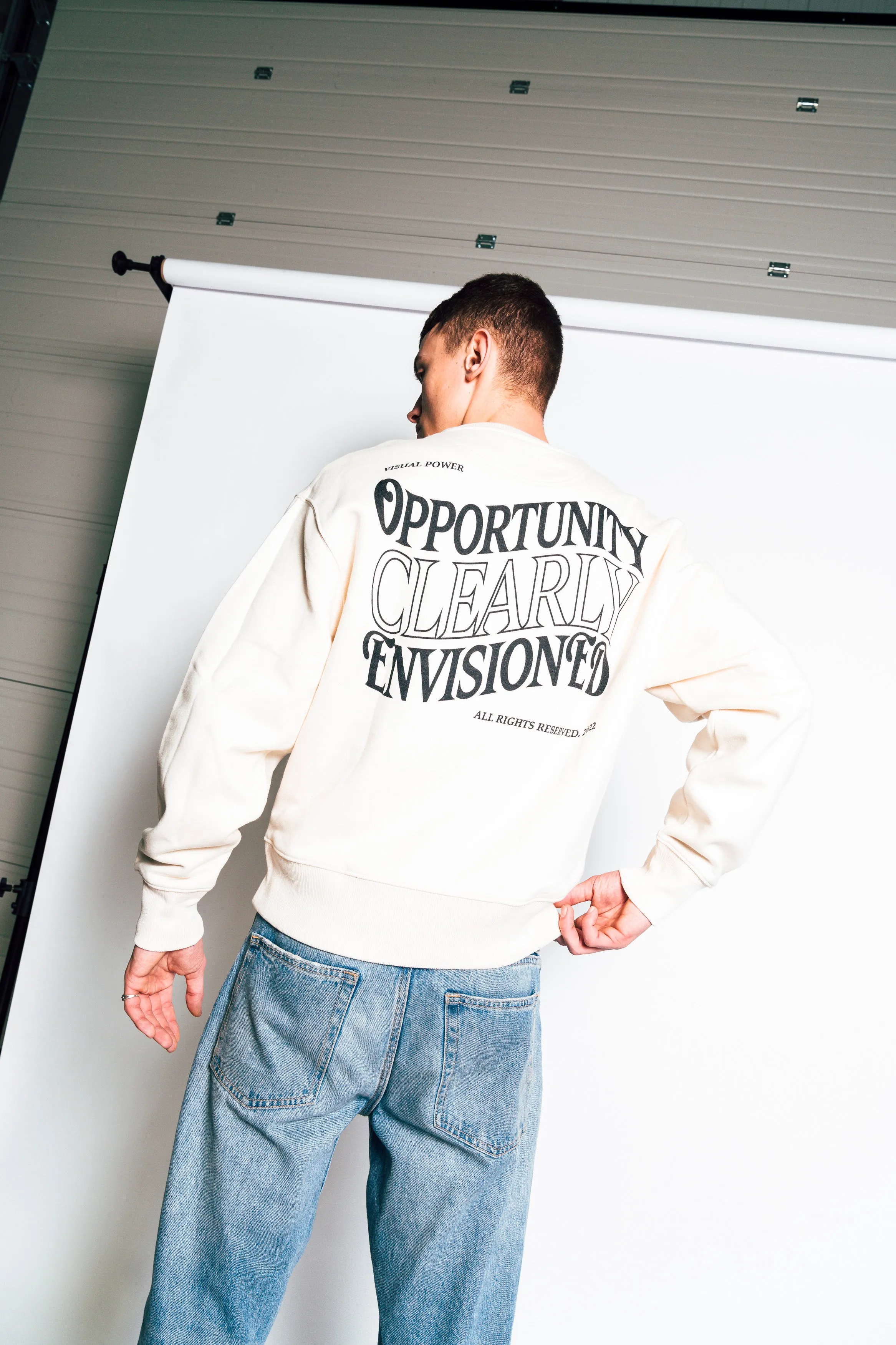 Oversized Sweater - Opportunity Back Print