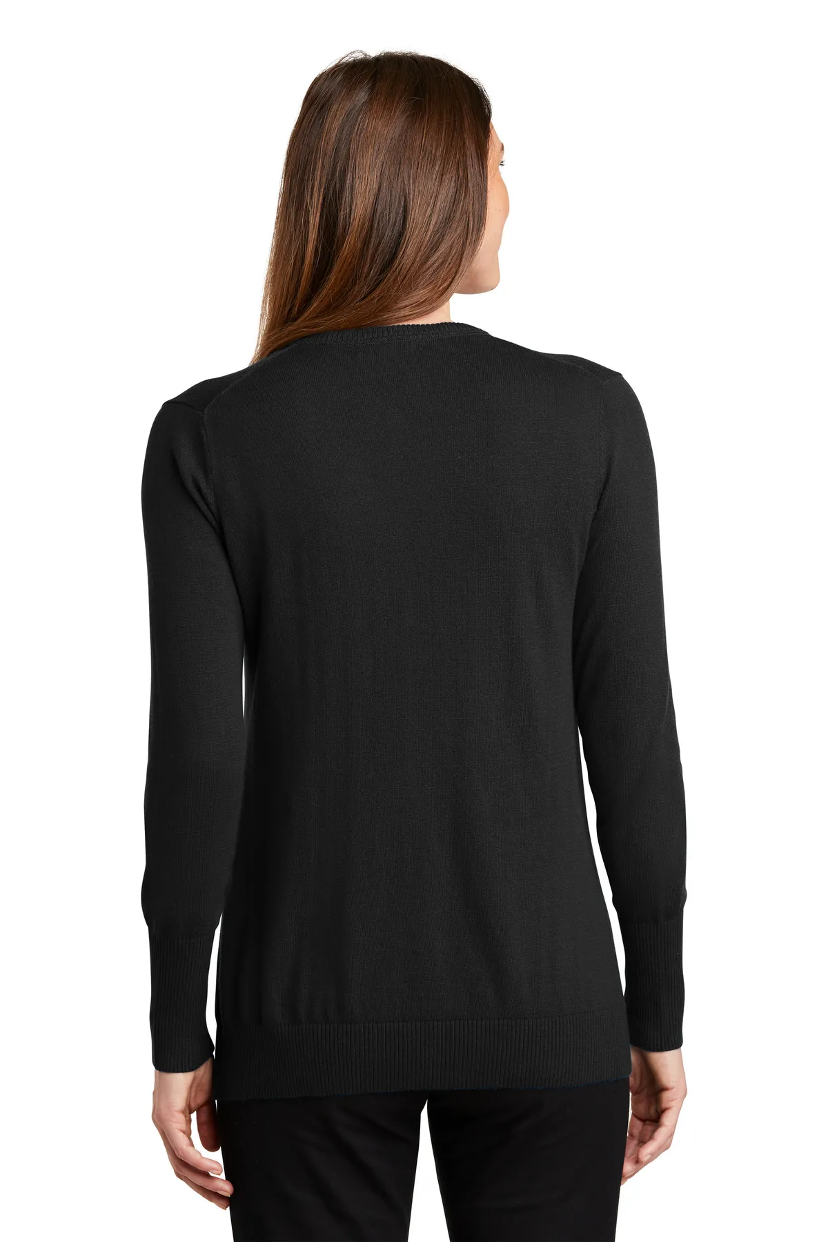 Port Authority LSW285 Ladies V Neck Sweater SKU: LSW285