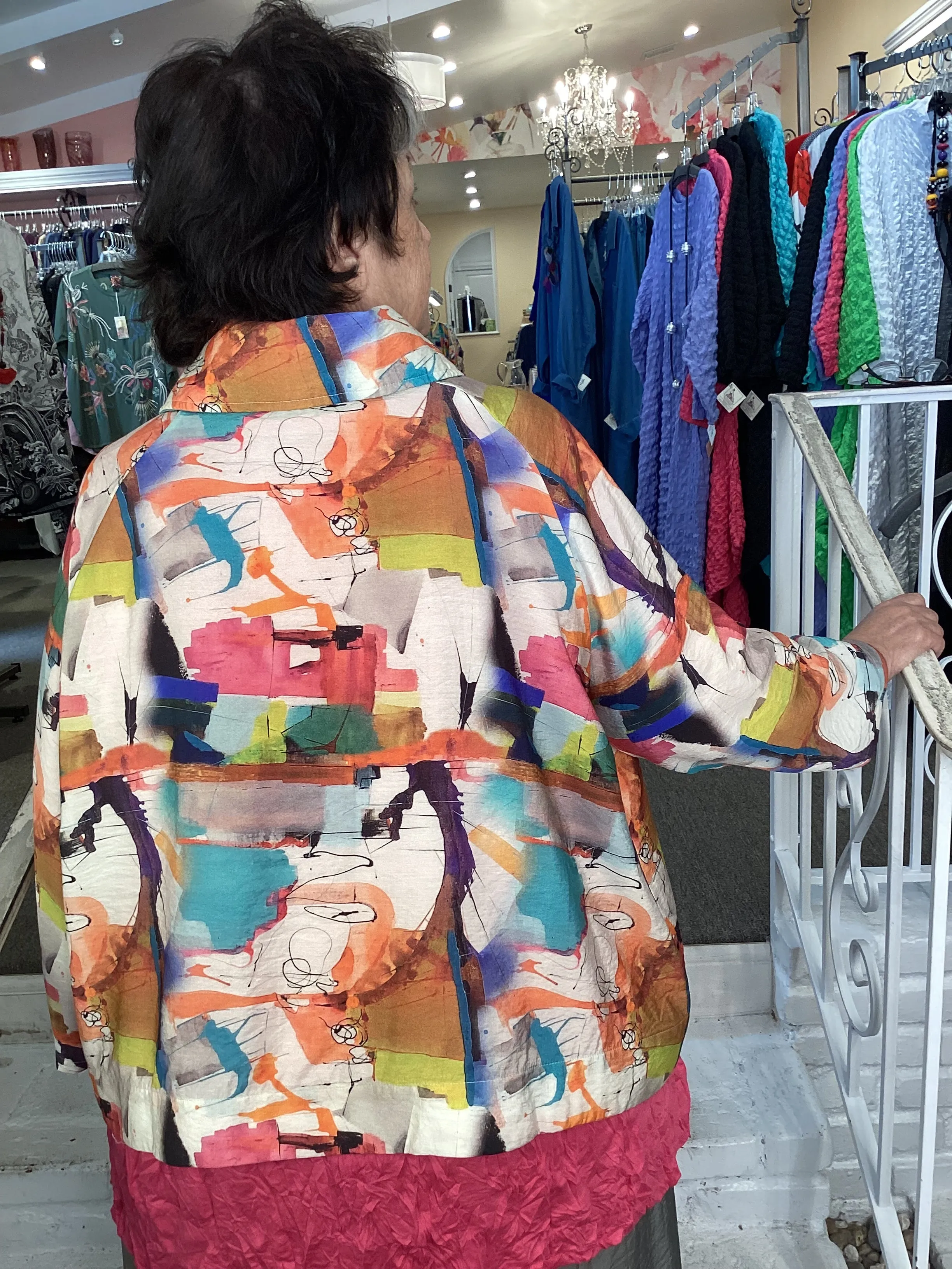 PRINTED JACKET - MULTI