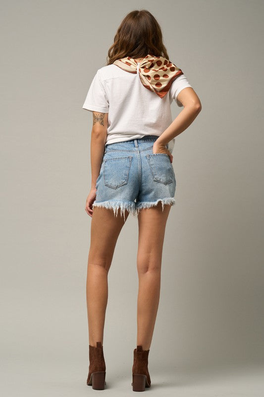 PRIZE CROSSOVER PREMIUM DENIM SHORTS