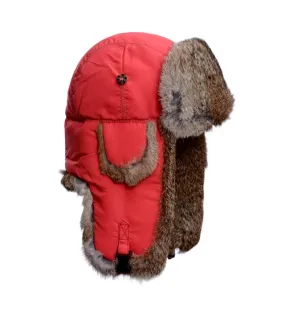 Red Supplex Bomber with Brown Fur