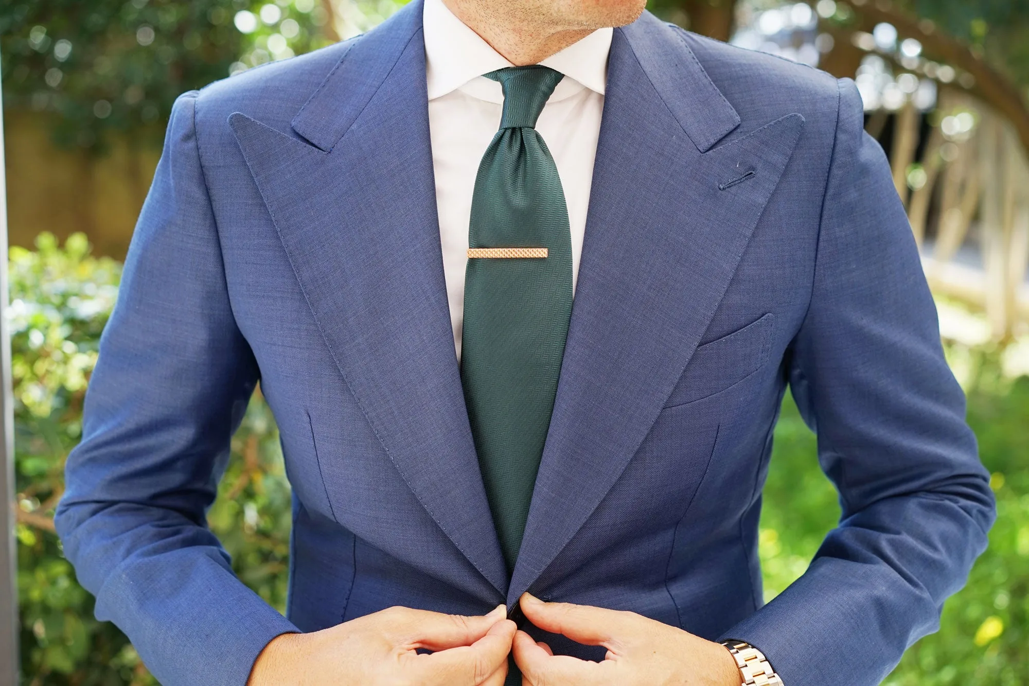 Rose Gold Shangri-La Tie Bar