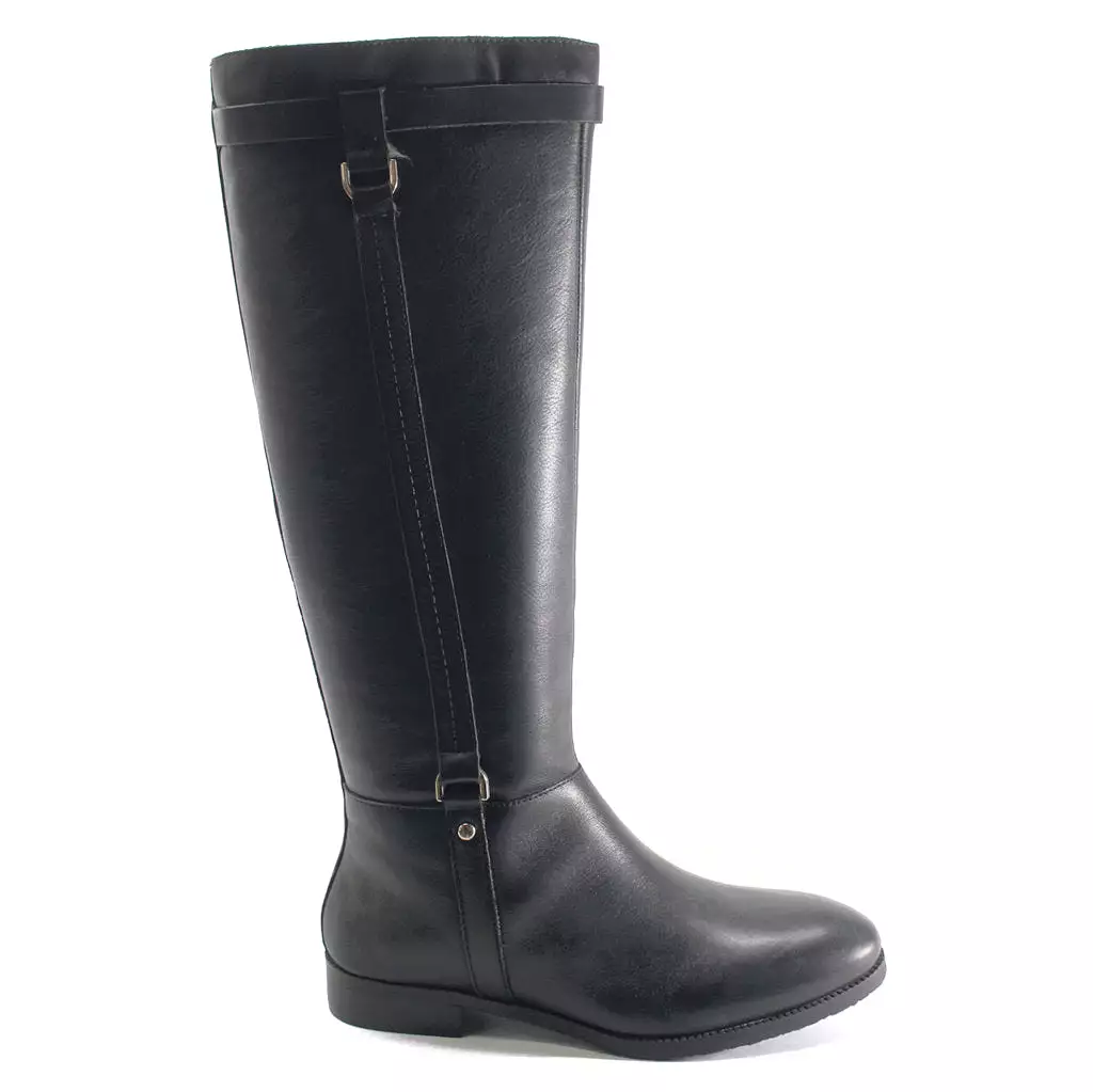 Royal Calfskin Leather Women's Knee High Boots