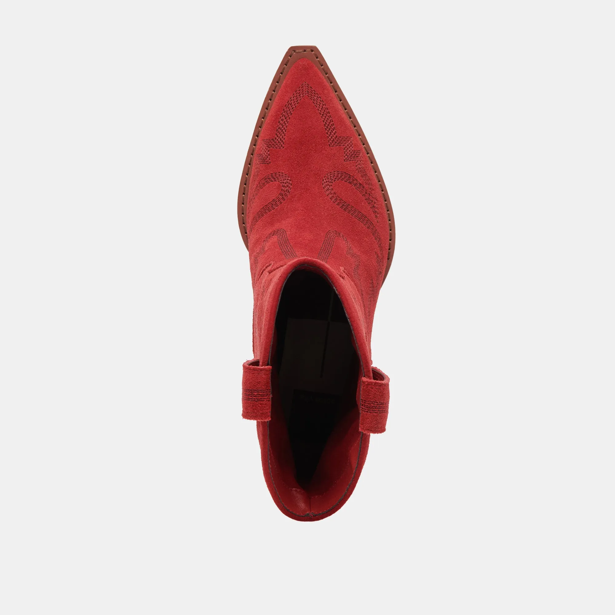 RUNA BOOTS RED SUEDE