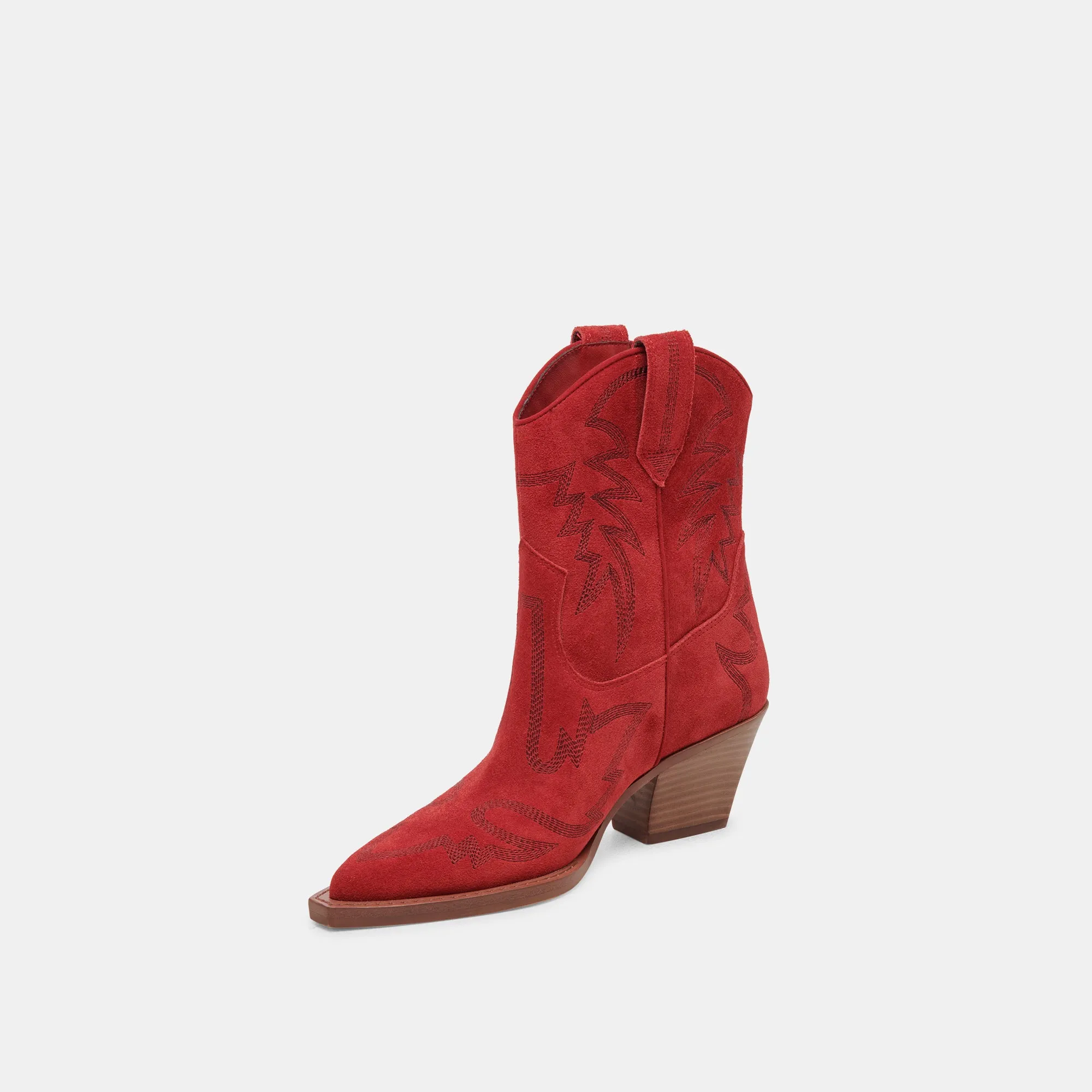 RUNA BOOTS RED SUEDE