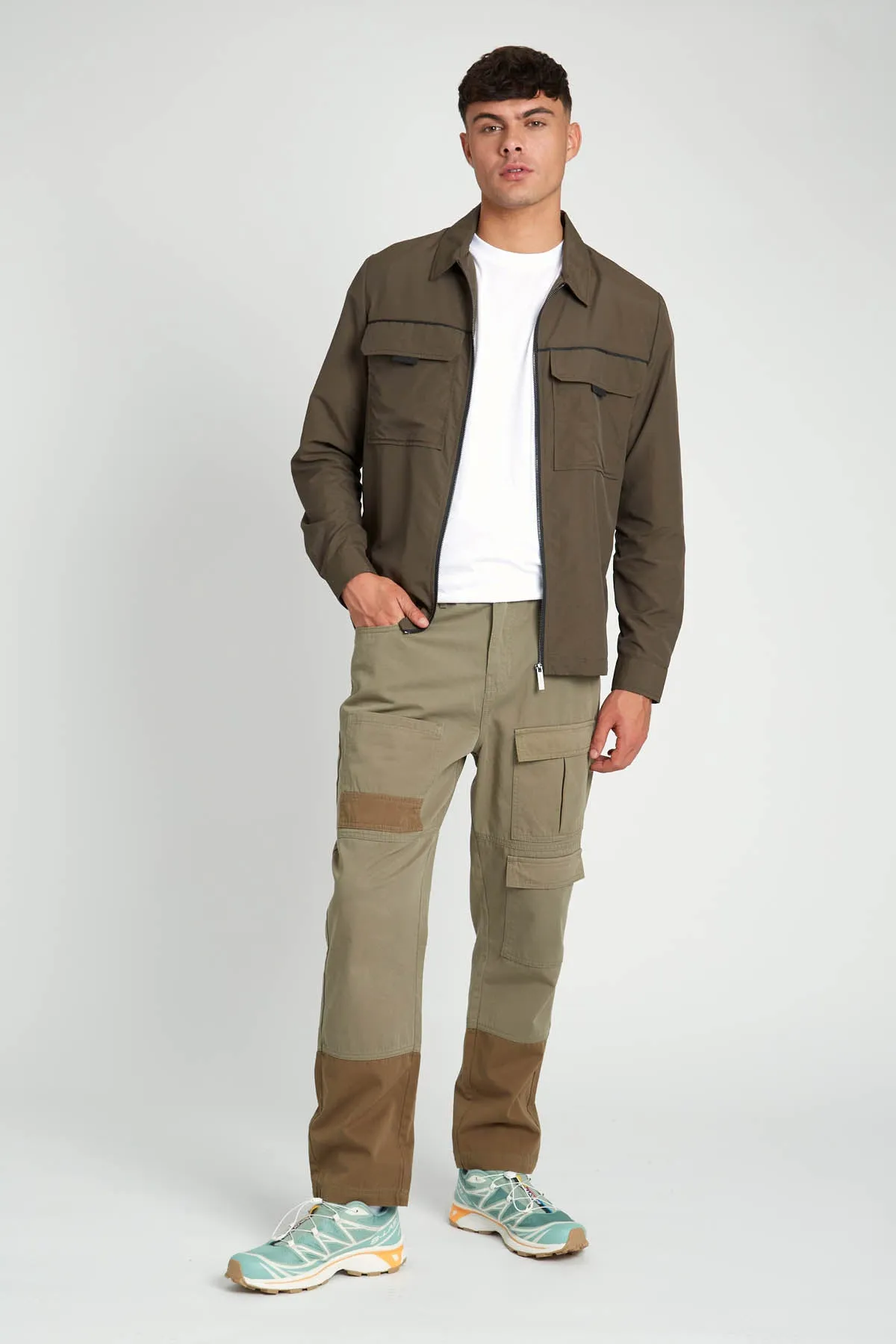 SEBASTIAN  TROUSER WITH TONAL PANELS