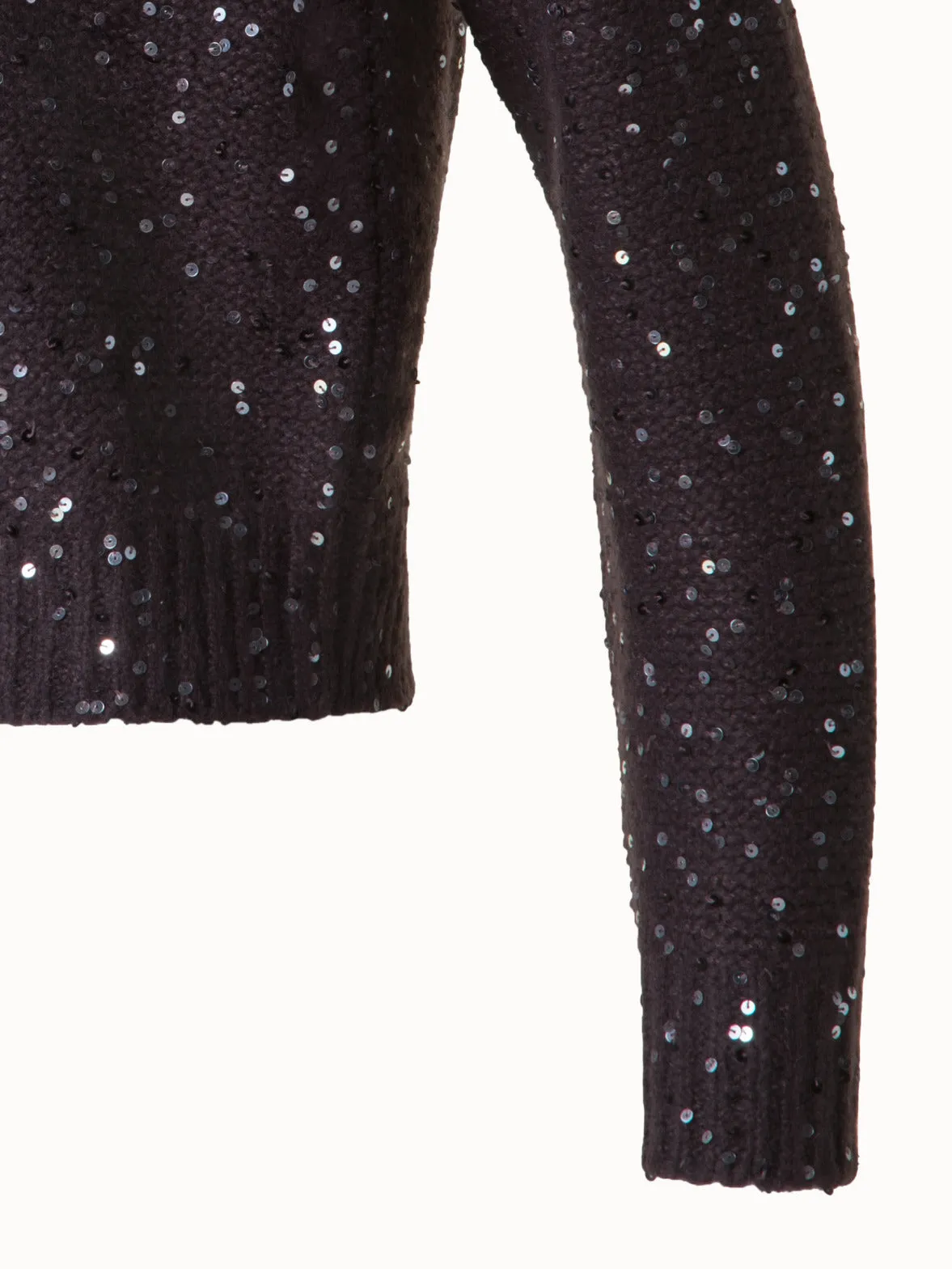 Sequined Wool Cashmere Sweater