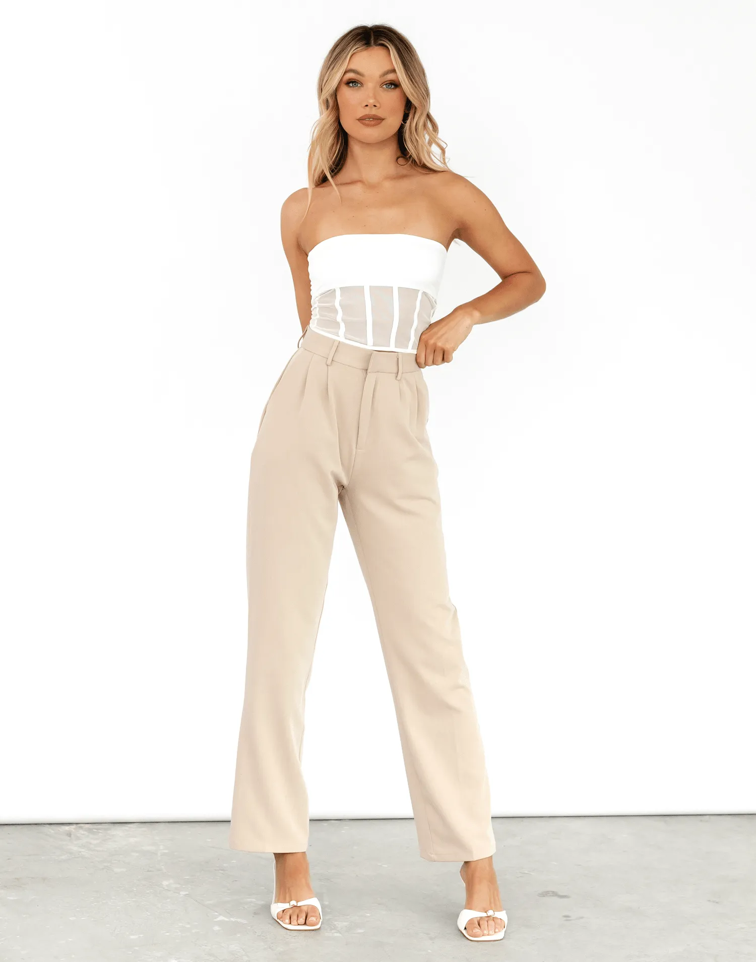 Shayla Pants (Beige)