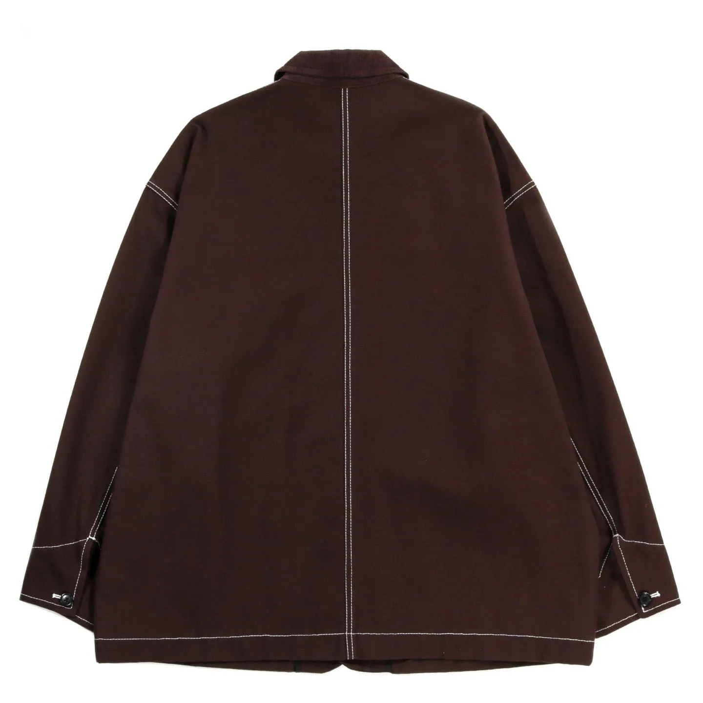 S.K. MANOR HILL BARN COAT BROWN COTTON CANVAS