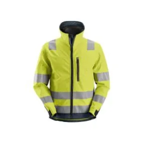 Snickers Work Jacket Softshell High Vis 1230 - Yellow Navy