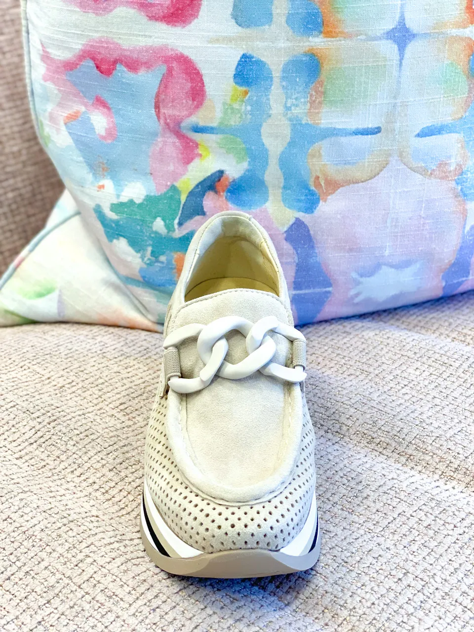 Softwaves Cassie Slip-on Sneaker- Creme