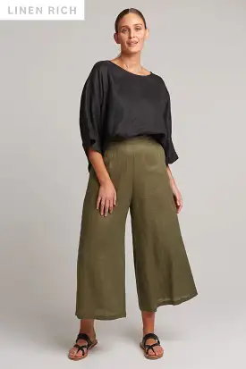 Studio Crop Pant - Khaki