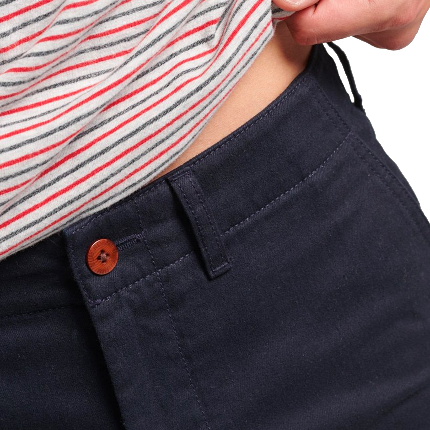 Superdry Vintage Officer Chino Shorts - Eclipse Navy