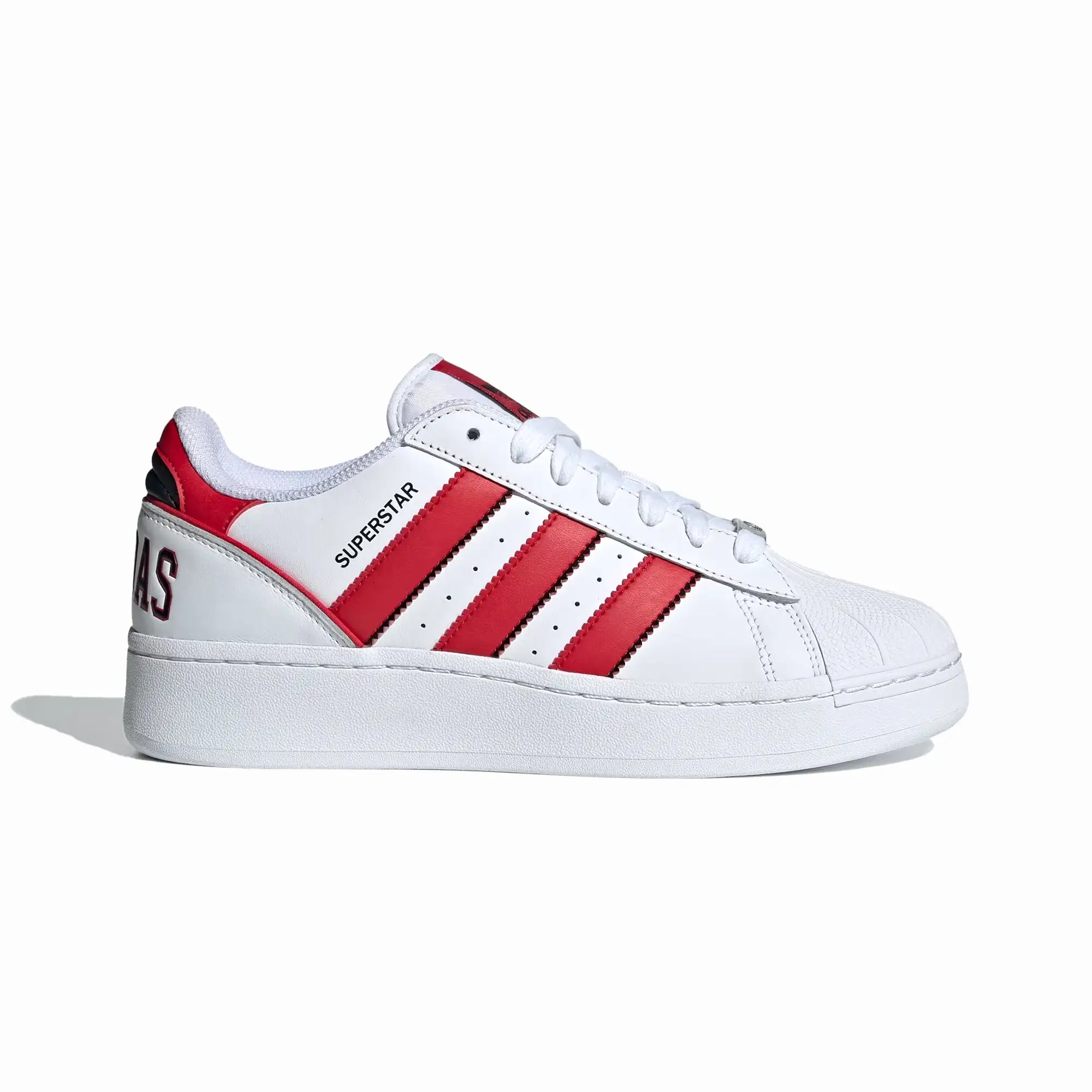 SUPERSTAR XLG 'CLOUD WHITE/BETTER SCARLET/CORE BLACK'