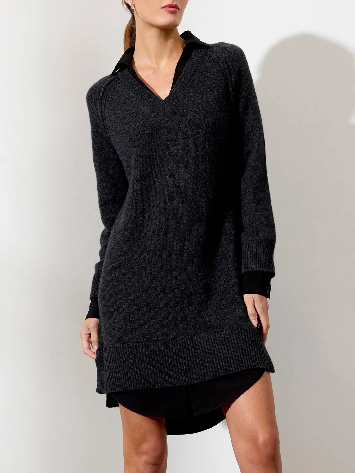 The Looker Layered V-Neck Dress