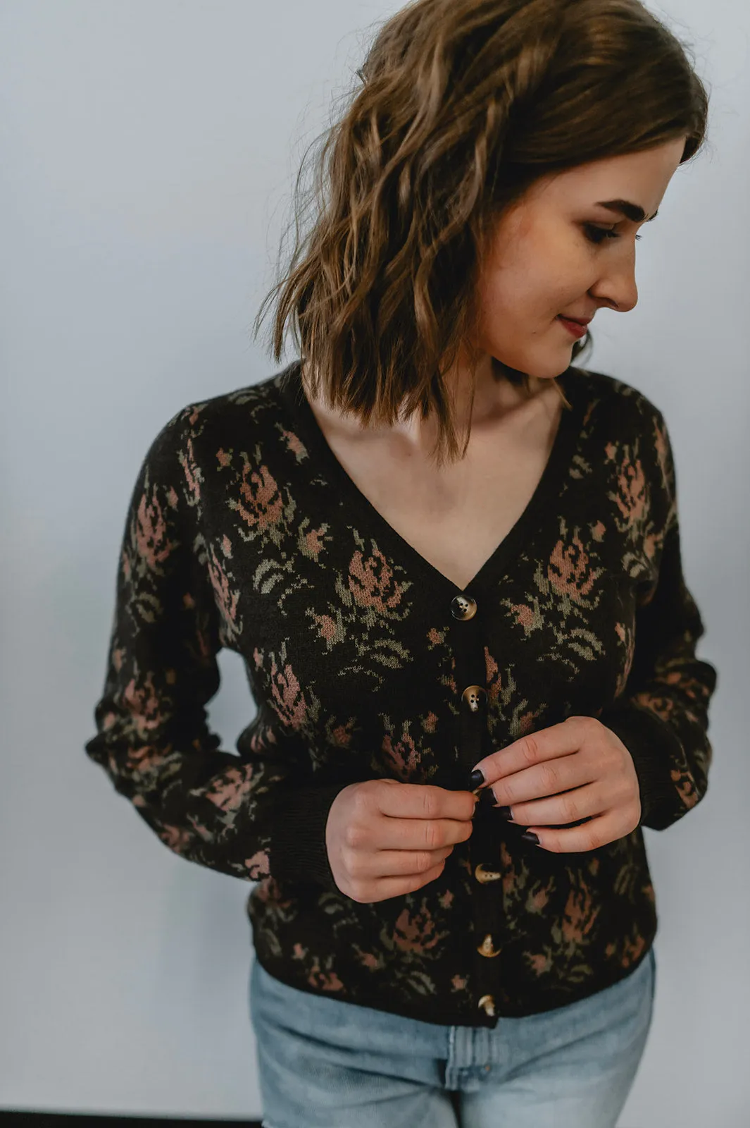 The Verbena Cardi by Heartloom - Wine