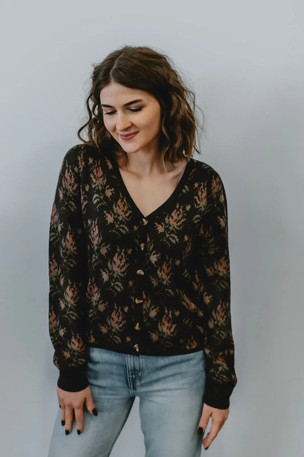 The Verbena Cardi by Heartloom - Wine