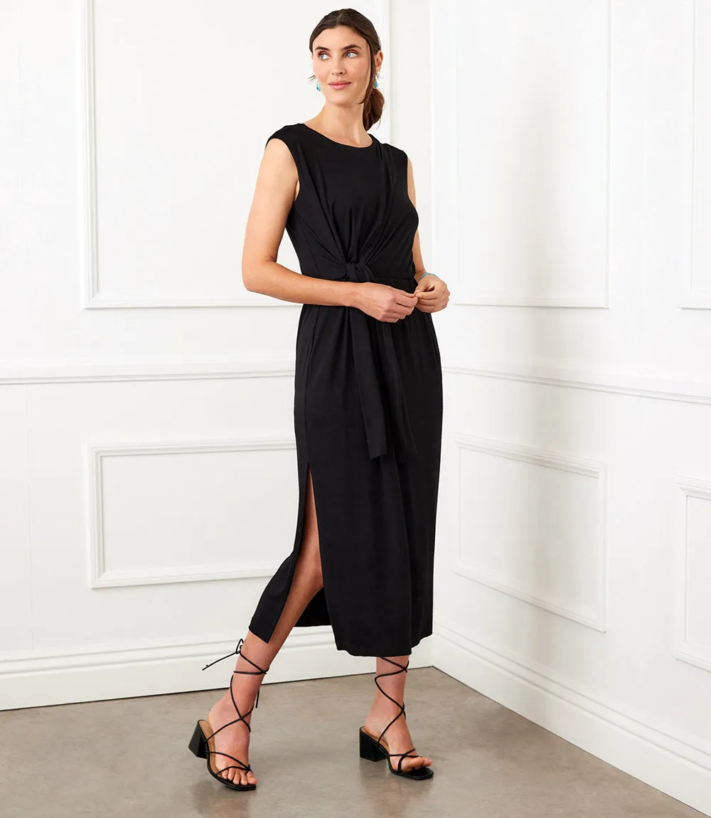 Tie Waist Midi Dress