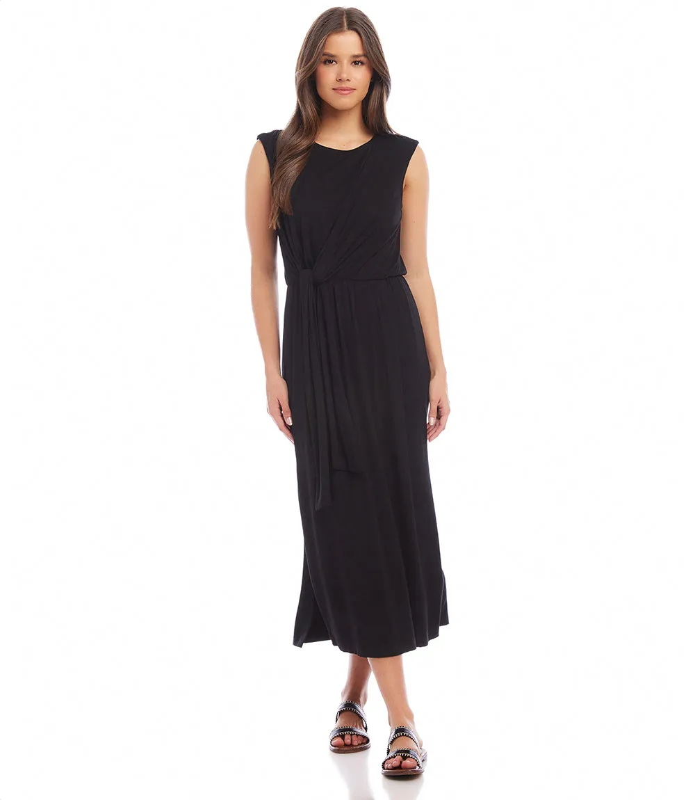 Tie Waist Midi Dress