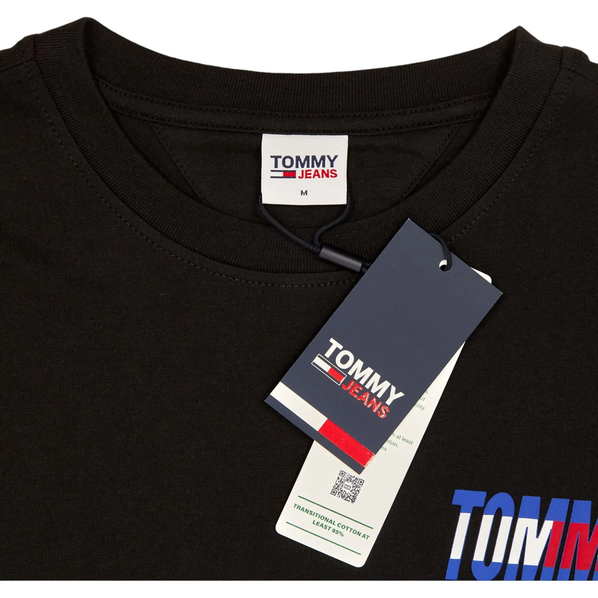 Tommy Jeans Black Signature Logo T-Shirt