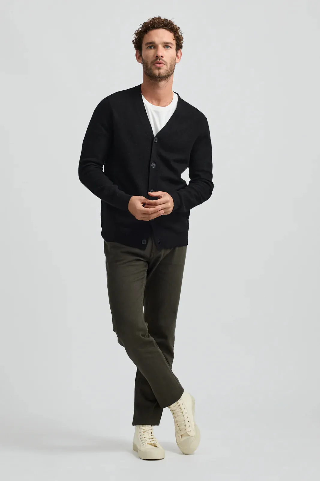 Toorallie Boiled Knit Cardigan Black