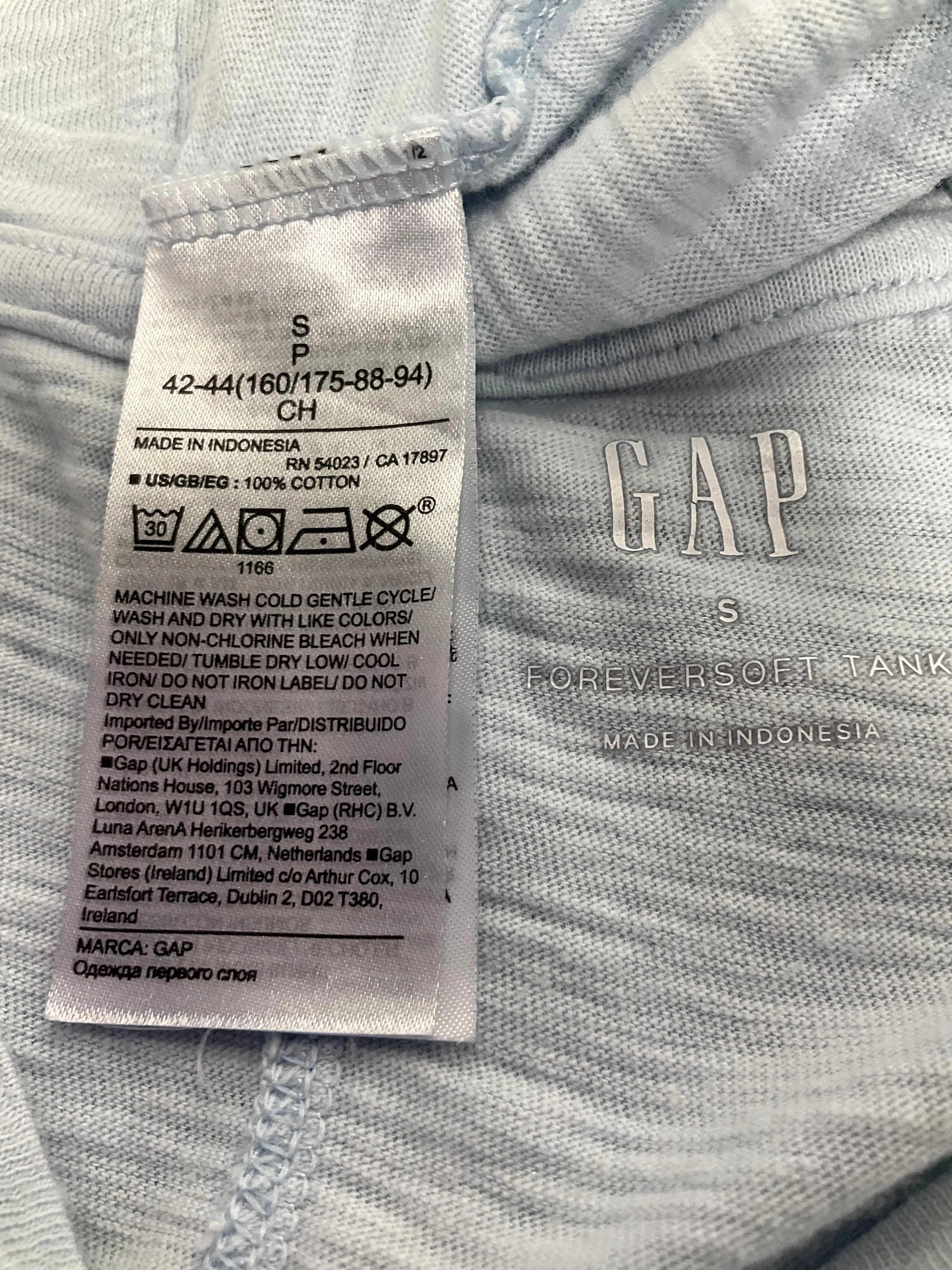 Top Sleeveless By Gap  Size: S