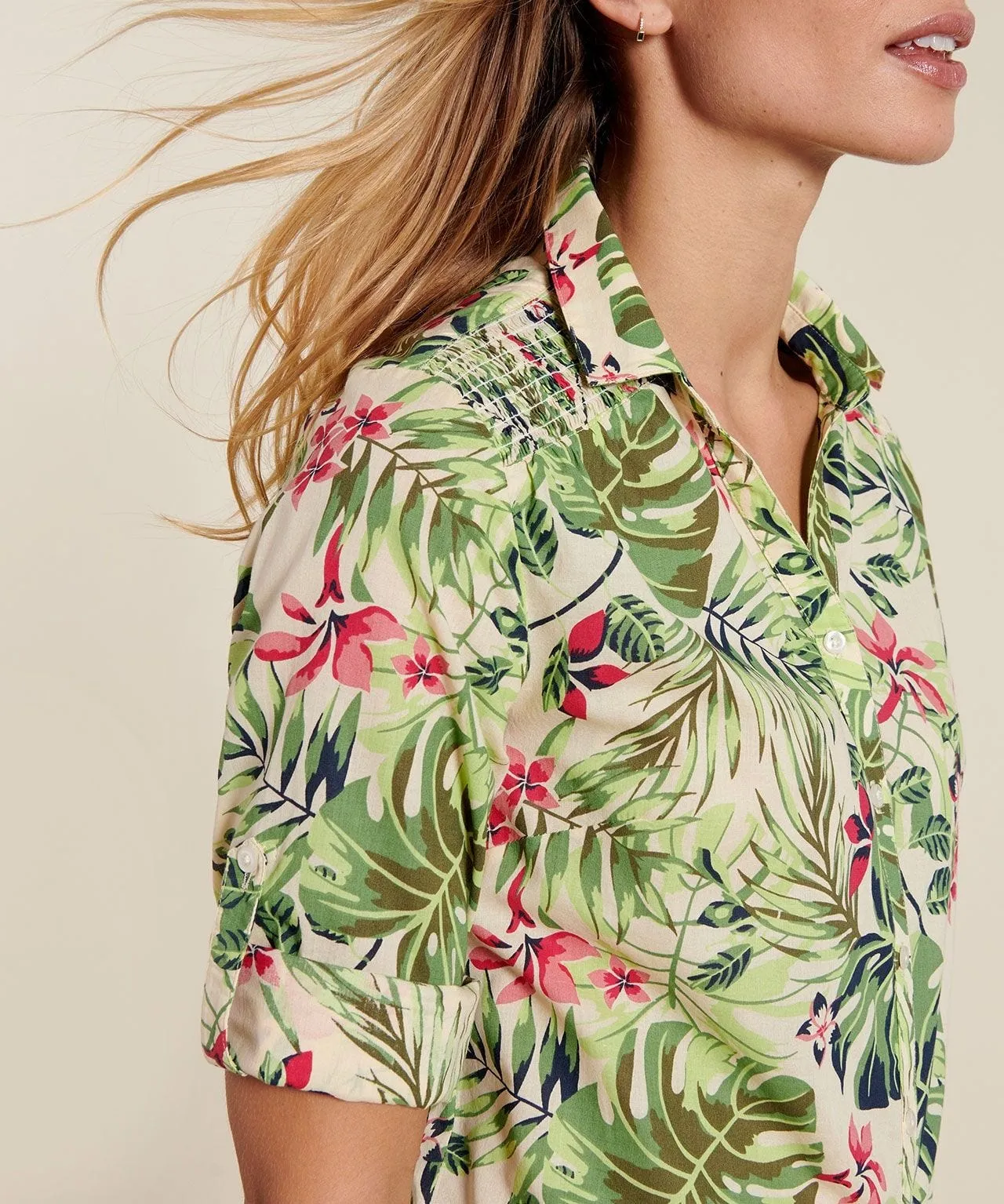 Tropical Floral Blouse