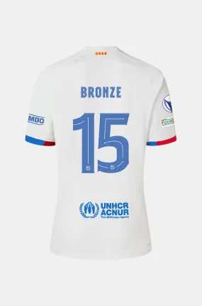 UWCL FC Barcelona away shirt 23/24 – Junior  - BRONZE